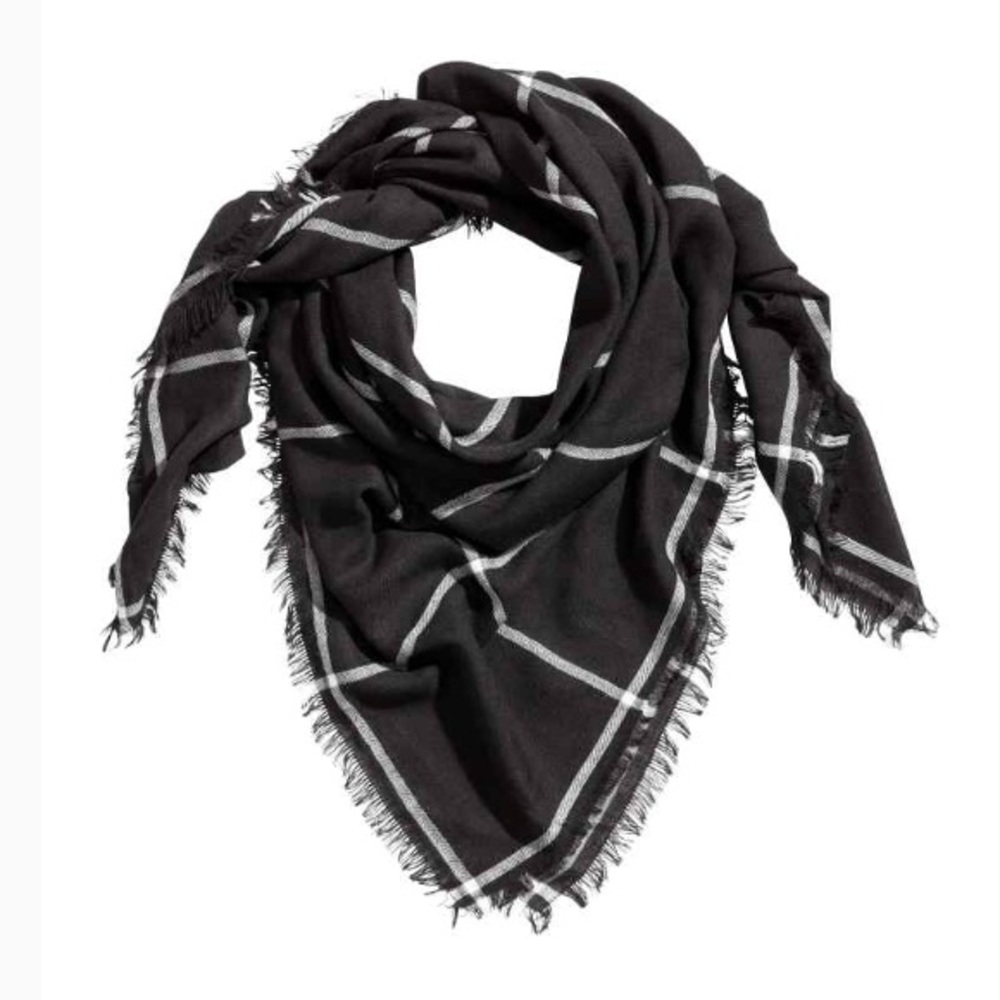 Checked scarf - Picture 3 of 5